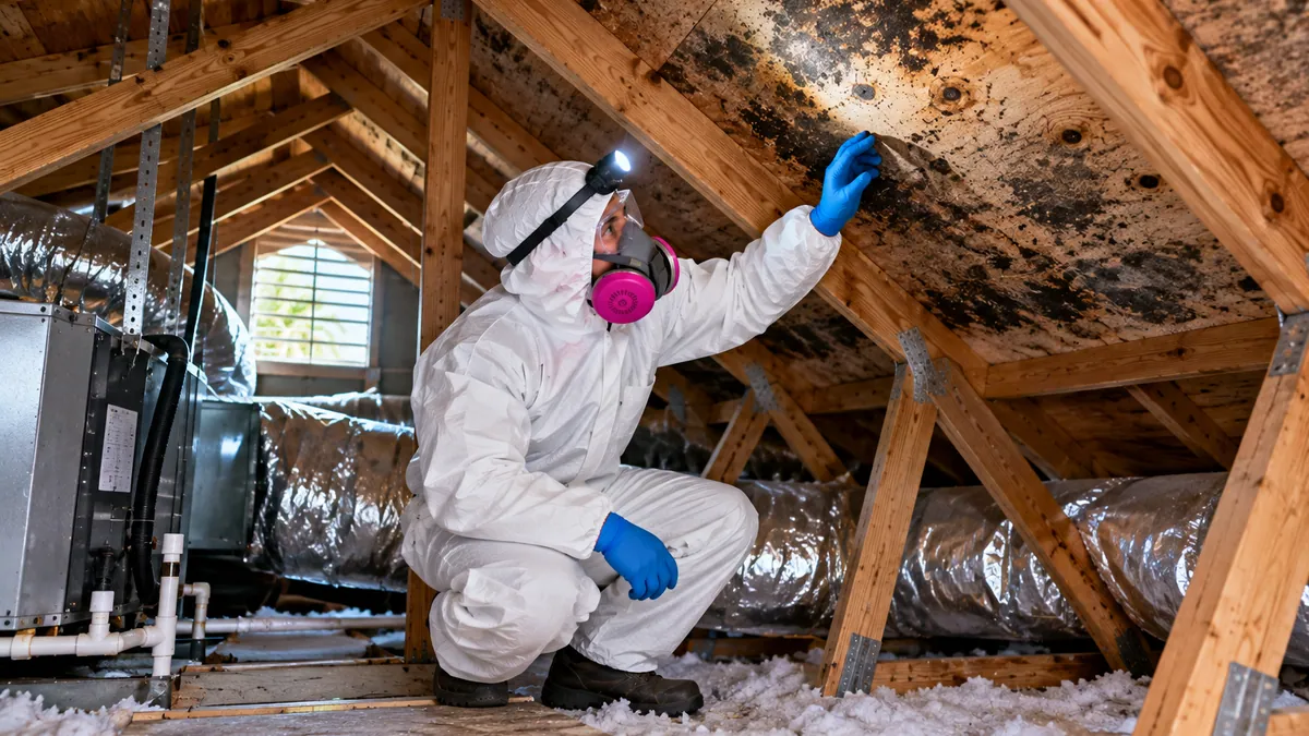 Attic Mold Removal in Palm Springs