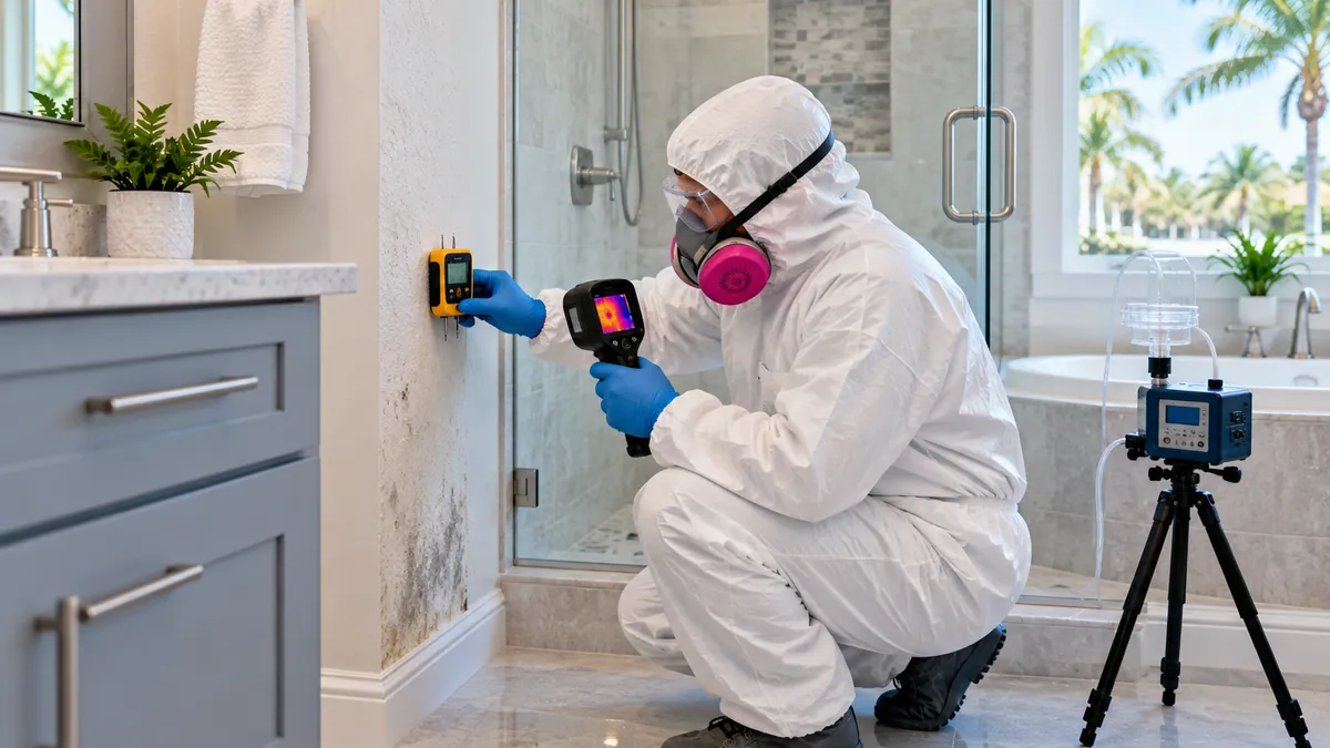 Mold Inspection and Testing in Palm Springs
